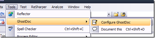 GhostDoc configuration